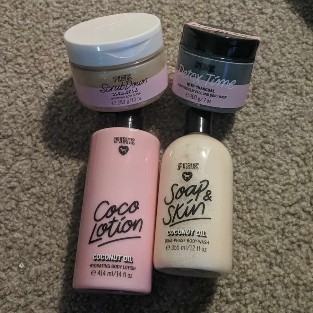BRAND NEW NEVER OPENED PINK BEAUTY PRODUCTS